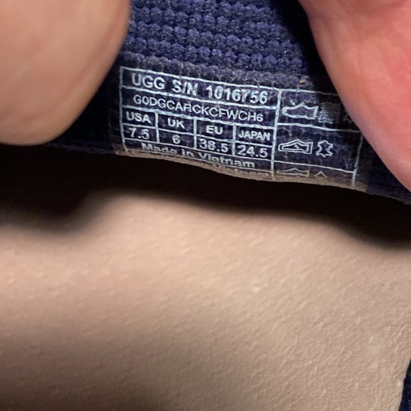 UGG Sammy Navy Flats 7.5 - Picture 5 of 7